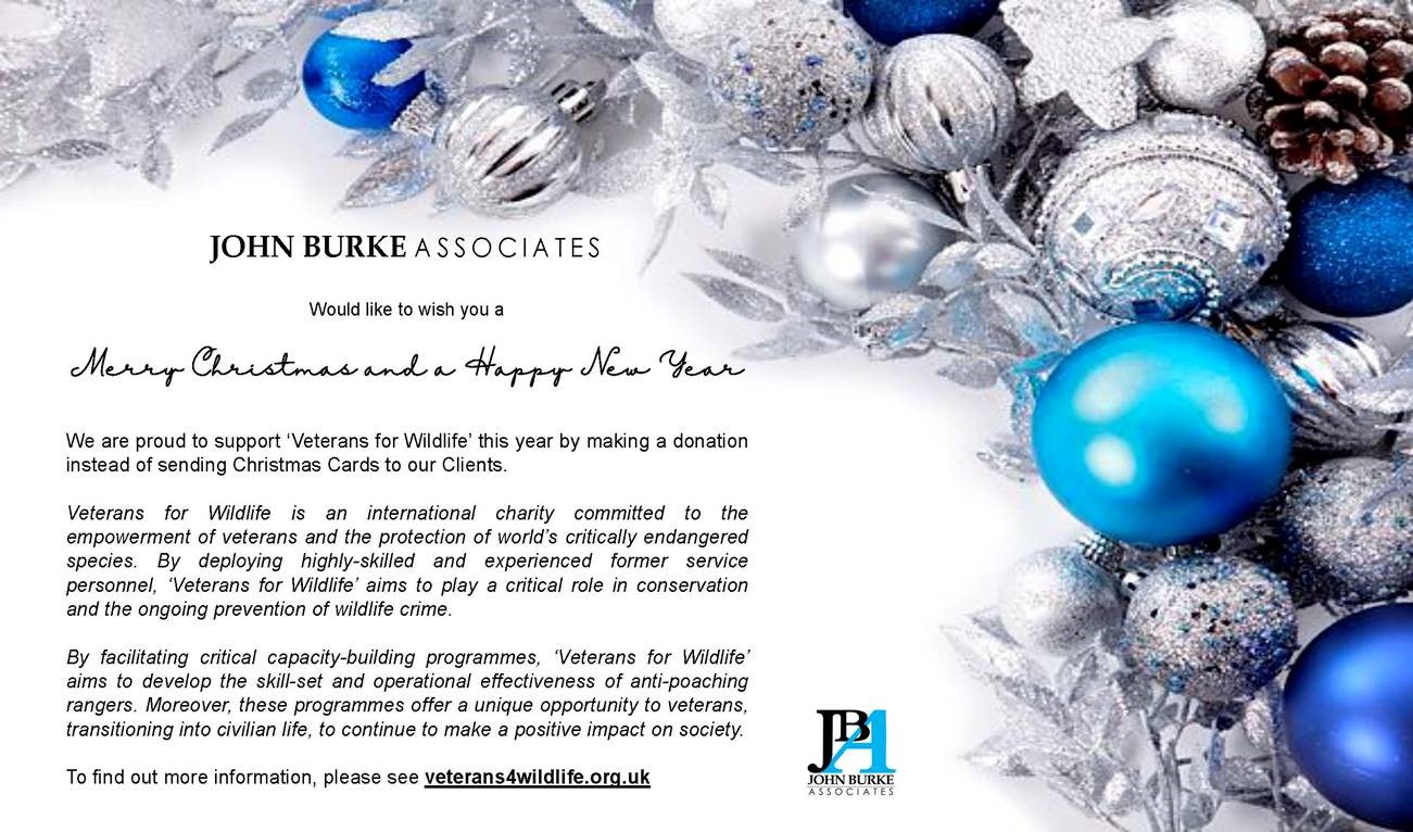 Merry Christmas and a Happy New Year from John Burke Associates.